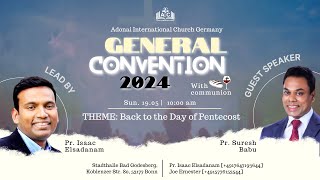 Annual Convention 2024 - Day 3 - Sunday Service - Message by Pr. Suresh Babu