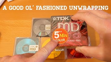 TDK MD80 Minidisc Unwrapping