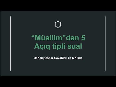 Video: Cavablar com-un açıq imtiyazı nədir?