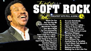 Lionel Richie, Rod Stewart, Michael Bolton,Bee Gees ❤️ Best Soft Rock Full Album