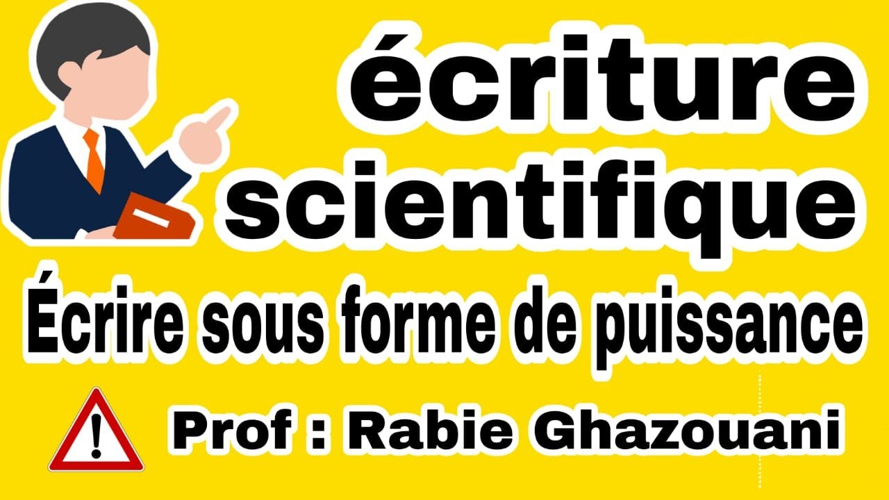 الكتابة العلمية/ الأولى إعدادي المسلك الدولى و العام، écriture scientifique