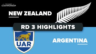 The Rugby Championship | New Zealand v Argentina - Round 3 Highlights