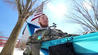 Hammocking in the Highest Point On Long Island