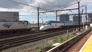 PATH, NJ Transit & Amtrak Morning Rush at Harrison, NJ