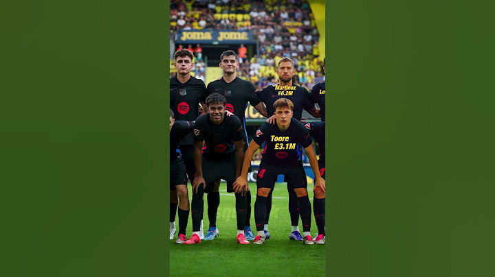 Villarreal 1-5 Barcelona & Their Market Value 💶
