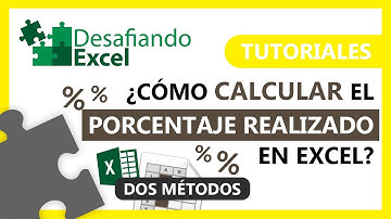 ¿Cómo calcular el PORCENTAJE REALIZADO de un PROYECTO en Excel? | Tutoriales de Excel #57