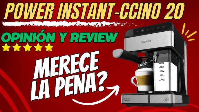 Cafetera Cecotec Semi-Automática Power Instant-ccino 20 Touch