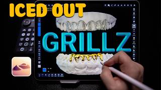 How to Create Iced Out Grillz in Nomad Sculpt | 3D Jewelry screenshot 3
