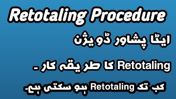Retotaling Peshawar Etea/Q.K Learning Corner