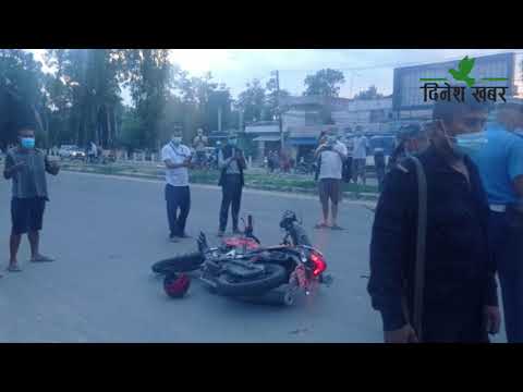 धनगढीमा मोटरसाइकल दुर्घटना हुँदा एकजनाको मृत्यु