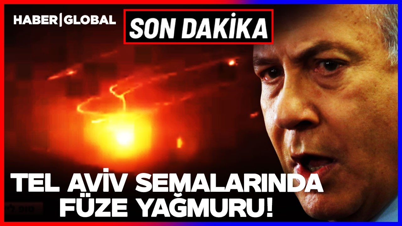 İŞTE O ANLAR! TEL AVİV YANIYOR! İran Füze Yağdırıyor Netanyahu Kafasını Dışarıya Çıkaramıyor!
