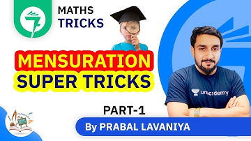 7-Minute Maths Tricks | Mensuration (Super Tricks) | By Prabal Lavaniya (Part-1)
