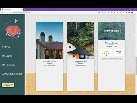 Flatiron Phase 4 Project: Ruby Vacations