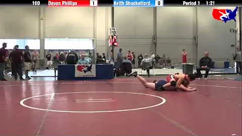Devon Phillips vs. Keith Shackelford at 2013 West ...