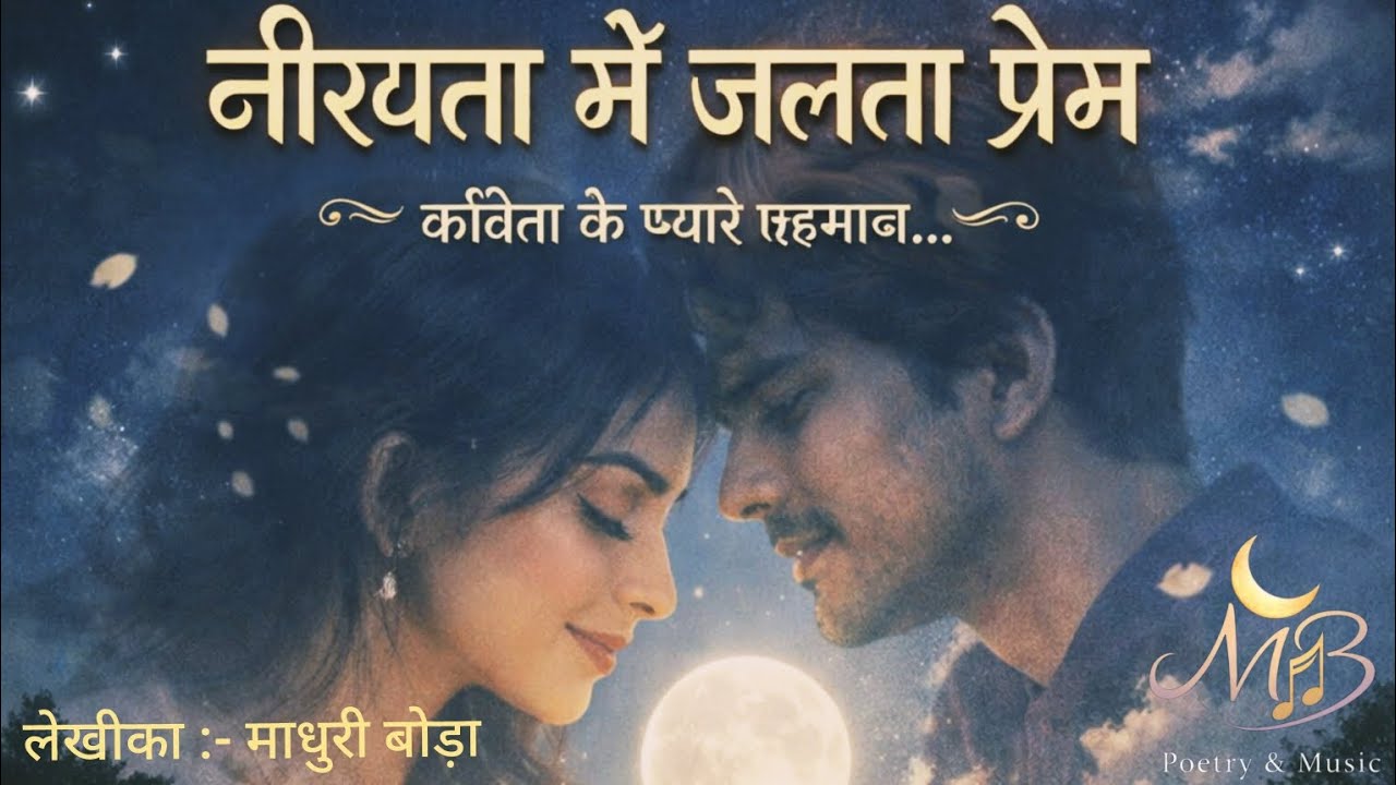 नीरवता में जलता प्रेम | Soft Voice Poetry | Hindi Love Poem|