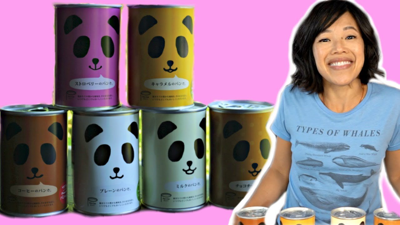 APOCALYPSE Bread & Butter -- 6 Flavors of Panda BREAD IN A CAN | Japanese Emergency Rations | emmymade