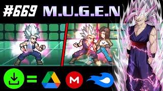 GOHAN BEAST JUS CHAR SHOWCASE + DOWNLOAD | Mugen Showcase #669