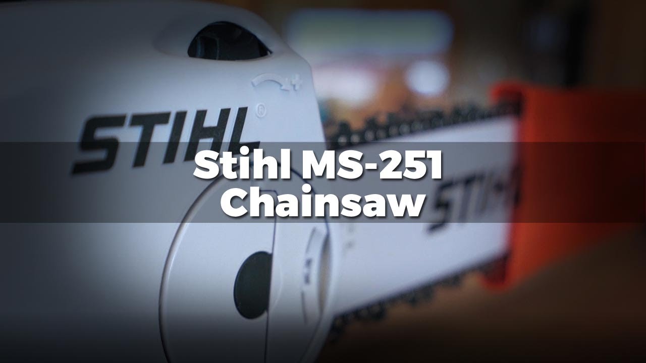 Stihl MS-251 Chainsaw - YouTube