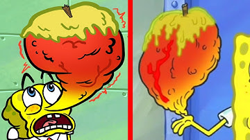 Spongebob Removing a Splinter in the nose || Spongebob Squarepants Animation