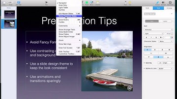 Presenting with Presenter Notes (on Mac)