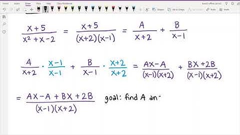152 Week 8 Video 3 (7.4: Partial Fractions, Part 1)