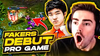 The Day FAKER took over League of Legends *FIRST PRO GAME*