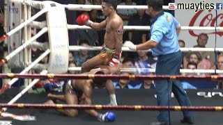 Muay Thai - Superbank vs Petnamngam (ซุปเปอร์แบงค์ vs เพชรน้ำงาม), Rajadamnern Std, Bangkok, 22.2.17