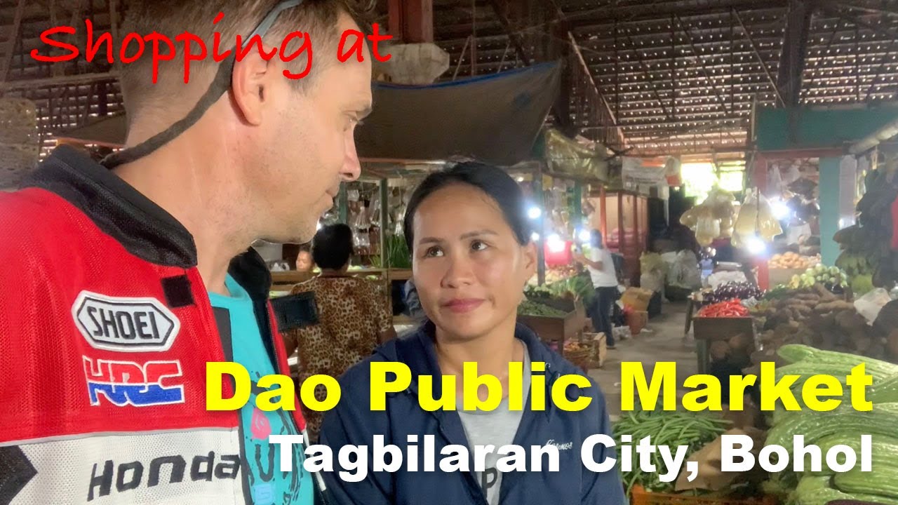 Shopping at Dao Public Market, Bohol