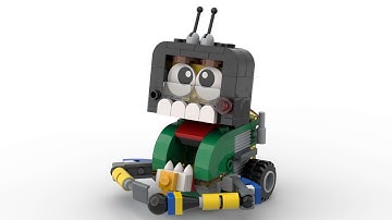 Lego Mixels Compax + Screeno Speed Build Studio Bricklink LDD by PLegoBB