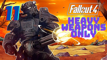 Fallout 4 Heavy Weapons Only Survival Permadeath - #11: Robot Sailors & Hardened Mercenaries