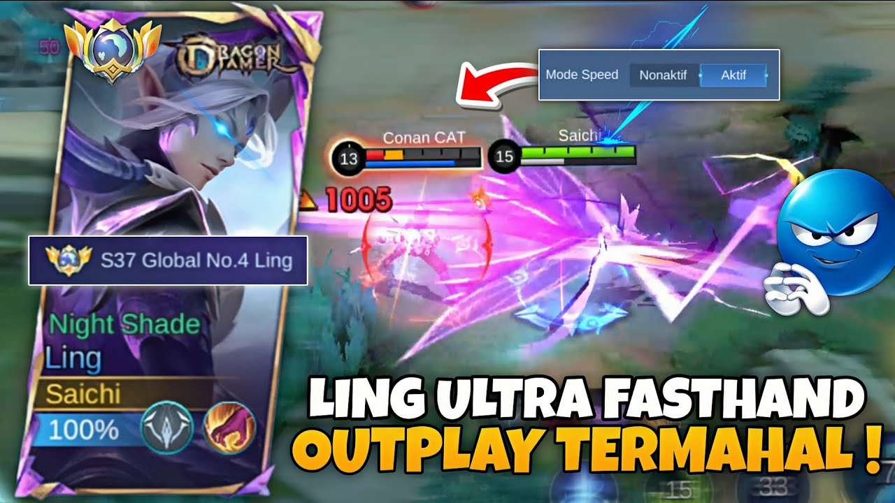OUTPLAY LING TERMAHAL ! JULIAN SAMPE GA BERKUTIK😱 Top Global Ling Ultra Fasthand🔥 MLBB