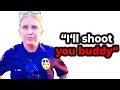 When Rookie Cops Think They're TOUGH (100% Embarrassing)