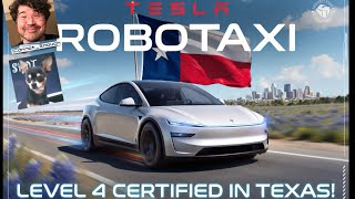 Tesla Self-Certifies its Robotaxis as Level 4