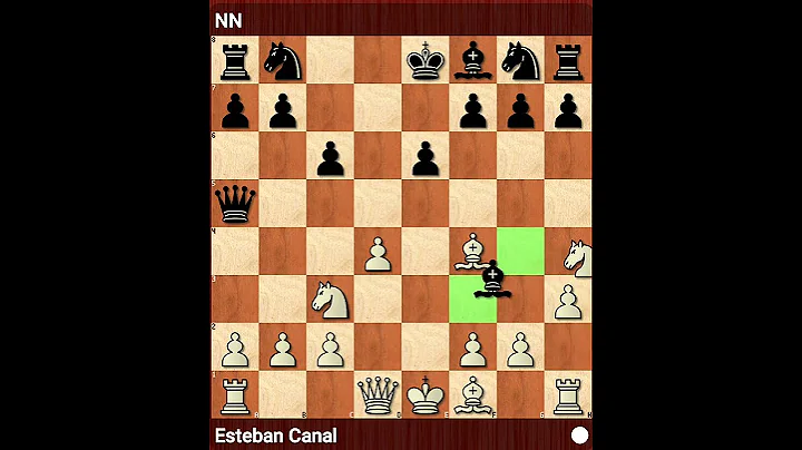 The Scandinavian Defense : chess game 1