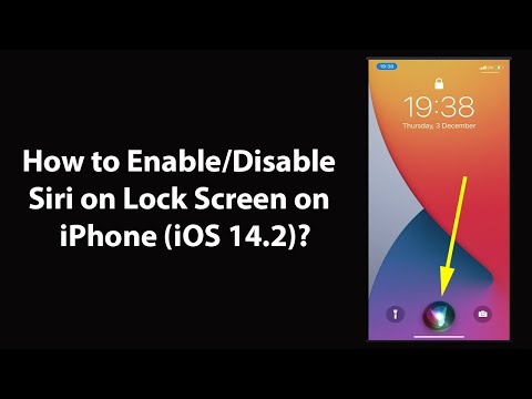 वीडियो: क्या आप सिरी को लॉक स्क्रीन से एक्सेस कर सकते हैं?