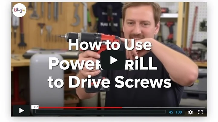 How to Use a Power Drill to Drive Screws | Step-by-Step Guide for Beginners