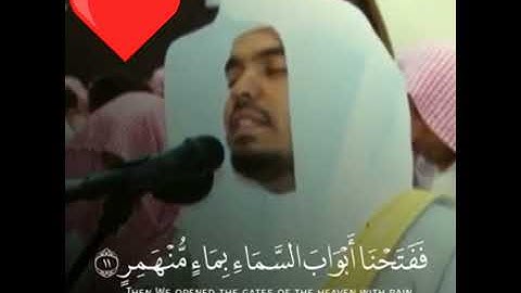 فدعا ربه أني مغلوب فانتصر 💜ياسر الدوسري💜حالات واتس اب دينية 💖 قرآن كريم 🌹🌌