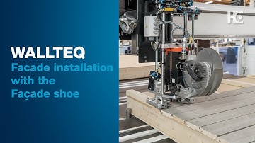 The façade shoe – semi-automatic alignment and fastening of façade boards