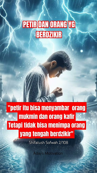 Petir Dan Dzikir #shorts #petir #dzikir