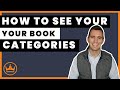 How to See Your Book Categories: UPDATE!