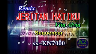 Vita Alvia - Jeritan Hatiku || Remix [karaoke] || sx-KN7000
