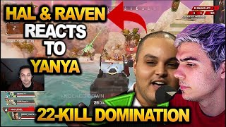 Raven & Imperialhal React to Yanya's team 22-Kill Domination with Devotion in ALGS