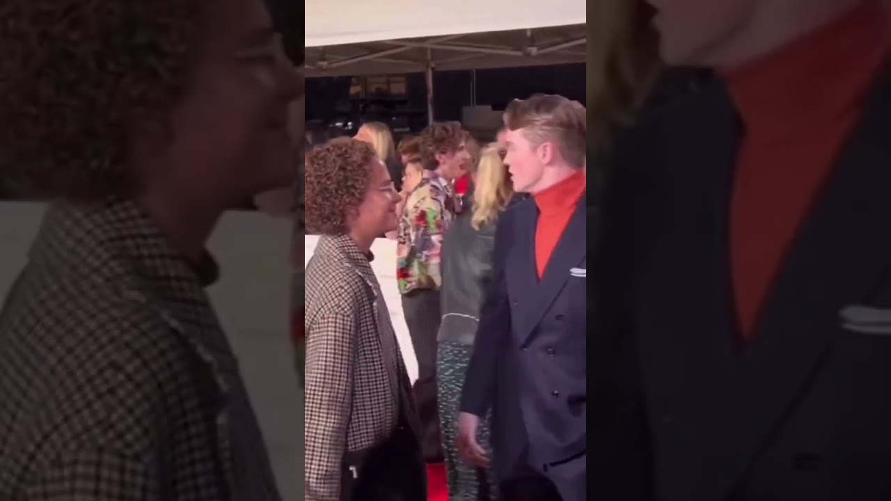 When Kit Connor was looking for Joe Locke in the crowd. ❤️ 🍂 