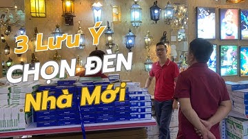 3 Lưu Ý Khi Lựa Chọn Đèn Chiếu Sáng|Trang Trí Nội Thất | Dũng Đèn Led
