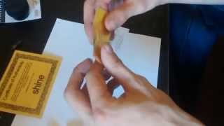 First time rolling with 24K gold rolling papers