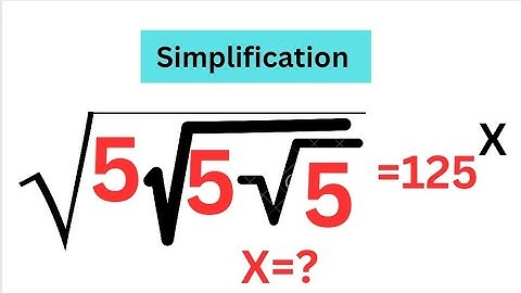 A Nice Math Olympiad Square Root Simplification |Find The Value Of X