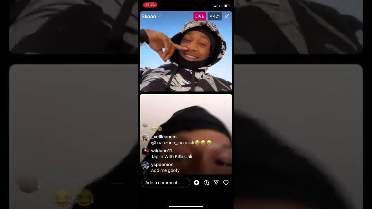 Ⓜ️block tj800 on live with opps they pulled up