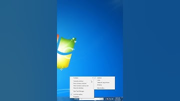 How remove Search Bar Page in TaskBar in windows 7
