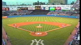 Drunk and/or Drugged Yankees Fan Climbing the Safety Netting