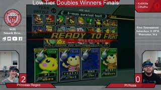 WPI Polytech skill #86 Low Tier Doubles Winners Finals PI/NESS VS Princess Regex